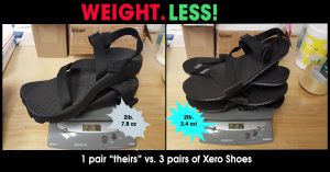 Comparing Xero Shoes to Chaco Teva Keen